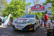 Rallye Český Krumlov: Start soutěže